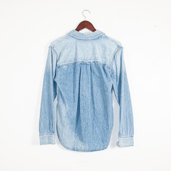 Citizens of Humanity $248 Baby Shay Denim Shirt size Small - Picture 3 of 10